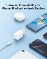 Cudy 20w usb-c charger (wit) - thumbnail