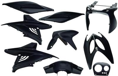 Edge plaatset aerox tot bj. 2014 9 delig zwart metallic Edge plaatset aerox tot bj. 2014 9 delig zwart metallic
