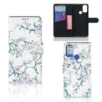 Alcatel 1S (2021) Uniek Hoesje Blossom White - thumbnail