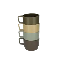 4 Nörlander Outdoor Bekers - Camping servies - Multikleur - thumbnail