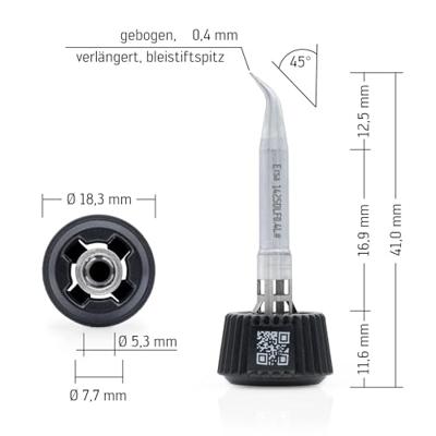 Ersa 0142SDLF04L/SB Soldeerpunt Potloodvorm Grootte soldeerpunt 0.40 mm Inhoud: 1 stuk(s) Ersa 0142SDLF04L/SB Soldeerpunt Potloodvorm Grootte soldeerpunt 0.40 mm Inhoud: 1 stuk(s)