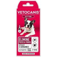 VETOCANIS Spot-on pipet Fipronil, anti-vlo en anti-teek - voor kleine honden - thumbnail