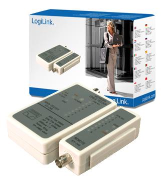 LogiLink Cable tester RJ45 en BNC LogiLink Cable tester RJ45 en BNC