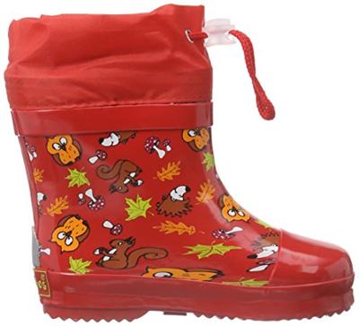 Playshoes regenlaarzen Bosdieren Rood-27