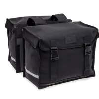 Dubbele fietstas New Looxs Canvas Camping - 66 liter - 43 x 22 x 35 cm (2x) - Black - thumbnail