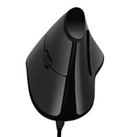 LogiLink ID0158 Ergonomische muis USB Optisch Zwart 5 Toetsen 1000 dpi Ergonomisch - thumbnail
