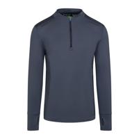 Cruyff Metabolic Trainingstrui 1/4-Zip Donkergrijs - thumbnail