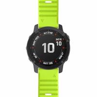 By Qubix - Siliconen bandje - Groen - Compatible met Garmin Tactix 8-51mm - Compatible Garmin bandje - thumbnail