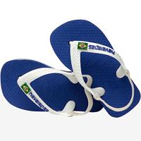 Teenslippers voor baby Brasil Logo II HAVAIANAS marine - thumbnail