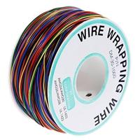 8 kleuren 30AWG draad vertind koper solide PVC isolatie Wrapping Wire - thumbnail