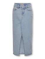 Kids ONLY zomer jeans midi rok meisjes - licht blauw denim - Kogsiri - thumbnail