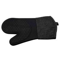 Ovenwant siliconen "Jeans zwart" 18x33cm - thumbnail