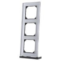 Merten 489360 Afdekking Frame M-Plan, System M Zilver 1 stuk(s)