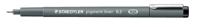 Staedtler pigment liner fineliner, ronde punt, schrijfbreedte 0,1 mm, zwart - thumbnail