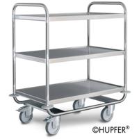 HUPFER 01.1232.2 Etagewagen RVS Laadvermogen (max.): 200 kg RVS - thumbnail
