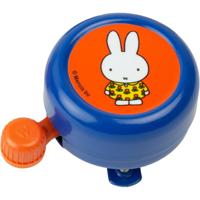 WIDEK kinderbel nijntje met bloemjurk blauw op kaart - thumbnail