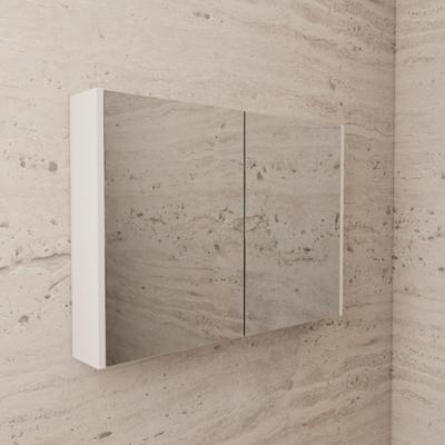 Spiegelkast BWS Riga 120 cm, 2 Deuren Kasjmier Spiegelkast BWS Riga 120 cm, 2 Deuren Kasjmier