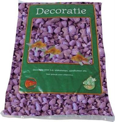 Zak a 1 kg glitter gravel lila Gebr. de Boon - Gebr de boon