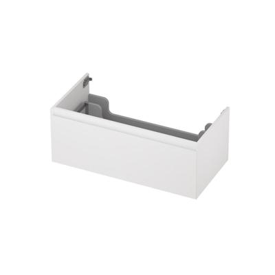 INK - Onderkast 1 Lade Greeploos Gelakt 45gr - 900x450x350 Mm - Mat Wit