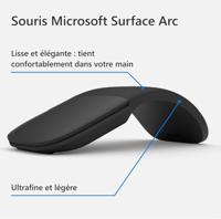 Microsoft Surface Arc Muis Bluetooth BlueTrack Zwart 2 Toetsen 1200 dpi - thumbnail