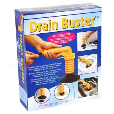 Drain Duster Mechanische Afvoerontstopper Oranje/Zwart Drain Duster Mechanische Afvoerontstopper Oranje/Zwart