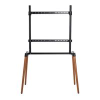 Nedis TVSM7250BK Tv-vloerstandaard 60 - 75 Inch Maximaal 40 Kg Scandinavisch Ontwerp Zwart / Beuk - thumbnail
