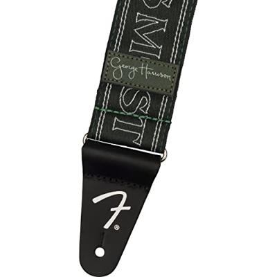 Fender George Harrison All Things Must Pass Logo Strap Green gitaarband