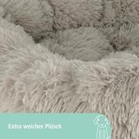Mand - KERBL - Fluffy - Ø76 x 19 cm - Lichtgrijs - thumbnail