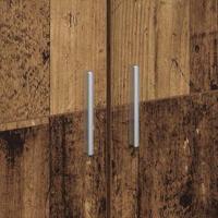 Hoge kast Oudhout 70 x 33.5 x 180 cm Bewerkt hout - thumbnail