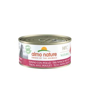 Almo Nature HFC Natural tonijn en kip natvoer kat (150 g) 12 x 150 g Almo Nature HFC Natural tonijn en kip natvoer kat (150 g) 12 x 150 g