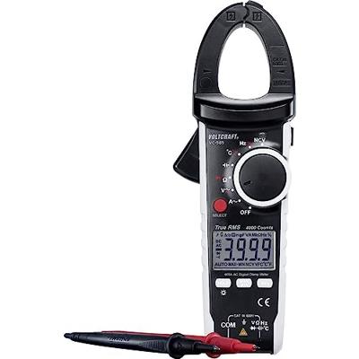 VOLTCRAFT VC585 Stroomtang Digitaal CAT III 600 V Weergave (counts): 4000 VOLTCRAFT VC585 Stroomtang Digitaal CAT III 600 V Weergave (counts): 4000