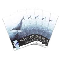 Aquarelblok oxford watercol a4 20v 300gr gelijmd | 5 stuks - thumbnail