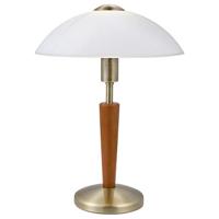 Eglo TafellampSolo 1 35cm bronsgoud met hout - 87256 - thumbnail