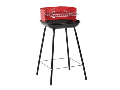 BBQ Half Open 41 cm Rood/Zwart BBQ Half Open 41 cm Rood/Zwart