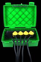 Heitronic 21046 Verdeelbox Groen - thumbnail