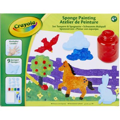 Crayola knutselset schilderen met spons