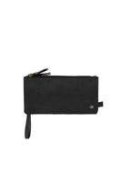 Zusss Dubbele portemonnee snake zwart - thumbnail