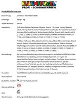 Eulenspiegel schmink - motieven set, halloween heks, diverse kleuren, 1 set - thumbnail