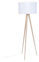 Zuiver Vloerlamp 'Tripod' 151cm, kleur Naturel/Wit - thumbnail