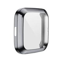Fitbit Versa 2 Soft TPU case (volledig beschermd) - Grijs - thumbnail