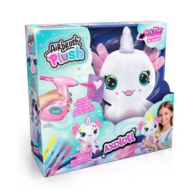 Canal Toys Airbrush Knuffel Axolotlcorn + Licht