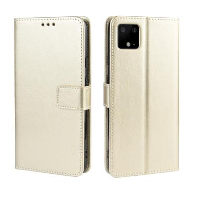 Retro Crazy Horse textuur horizontale Flip lederen case voor Google pixel 4XL met houder & kaartsleuven & fotolijstjes (goud) Retro Crazy Horse textuur horizontale Flip lederen case voor Google pixel 4XL met houder & kaartsleuven & fotolijstjes (goud)