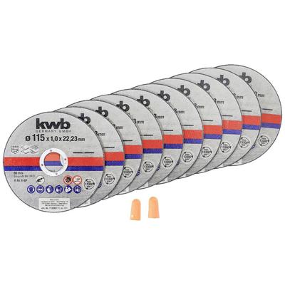 Doorslijpschijf 115mm 1,0 10st KWB - Kwb Doorslijpschijf 115mm 1,0 10st KWB - Kwb