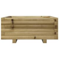 Plantenbak 60x60x26,5 cm gempregneerd grenenhout - thumbnail
