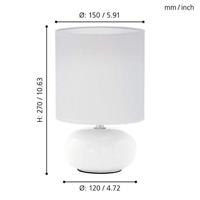 Eglo TafellampTrondio - 93046 - thumbnail