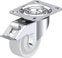 Blickle L-PO 80KA-FI Zwenkwiel met rem Wieldiameter: 80 mm Draagvermogen (max.): 220 kg 1 stuk(s) - thumbnail
