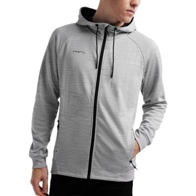 Craft 1909132 Adv Unify Fz Hood Men - Grey Melange - XL