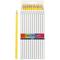 Creativ Company Driehoekige kleurpotloden - geel, 12st. - thumbnail