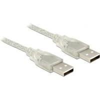 Delock 83886 Kabel USB 2.0 Type-A male > USB 2.0 Type-A male 0,5 m transparant - thumbnail