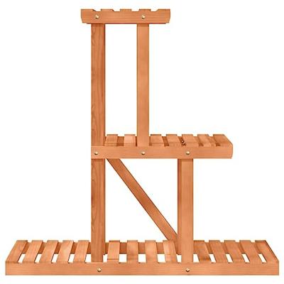 VidaXL Plantenstandaard 81x25x75,5 cm massief vurenhout
